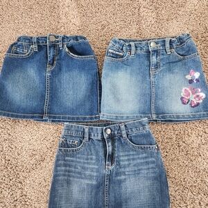 The Children's Place/Gymboree Blue Denim Skirt Set